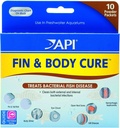 API 2 Confezione di Fin e Body Cure Pesce d'acqua dolce Polvere per il trattamento delle malattie batteriche, Treats corpo Slime, Eye Cloud, Fin e Tail Rot, e Gill Disease (10-Count) (2 articoli)