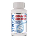 Evogen Brain Builder - Mind-Muscle Connection Amplifier | Boosts Focus, Concentration, & Connection | Lions Mane, Bacopa Monnieri, Alpha-GPC | 90 Capsule