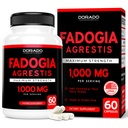 Fadogia Agrestis Extract 1000mg per Serving - [Maximum Strength] - Forza, Guida, Performance atletica, Massa muscolare - Terze Parti Testate - Filler Zero - Gluten Free, Non-GMO, Capsule Vegan