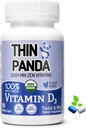 100% Organic Vitamina D3 Supplemento | 100% del tuo RDA | Per le ossa forti e l'immunità sana | Unico Twist & Mix Design | GMO Gluten Vegan & Taste Free | Adults & Kids Ages 4 & Older | 90 Serve