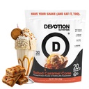 Devozione Nutrition Protein Powder Blend | Gluten Free, Keto Friendly, Senza zuccheri aggiunti | 1g MCT | 20g Whey & Micellar Protein | 2lb Tub (Salted Caramel Cone)