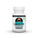 Fonte Naturals Ginkgo-24 - Ginkgo Biloba Estratto 120 mg Supporta l'acutezza mentale - 60 compresse