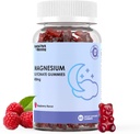 Magnesio Glycinate Gummies 400mg,Adult Sugar Free Magnesium Glycinate Supplement,Muscle, Bone Support - 60 Organic Gummies