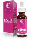 EIRO Biotin Liquid Drops | 6000mcg per porzione | Più sano, più forte, più veloce - capelli e chiodi | Assorbimento superiore