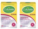 Probiotici quotidiani per le donne - Supporta la salute digestiva, vaginale e immunitaria, Diarrea occasionale, Gas & Bloating - Non-GMO 60ct (2 -Pack) (2)
