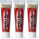 CareAll Capsaicina Artrite, Muscolo, e crema comune 1,5 oz (3 Confezione), Rilievo di dolori minori e dolori da Backache, Sprains, Strains, Artrite. Fragranza gratuita