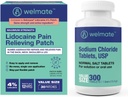 WELMATE Recovery Bundle: Compresse di cloruro di sodio, 300ct + 4% lidocaina Numbing Patch 30 ct