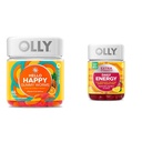 OLLY Ciao Buone gommoni, Mood Balance Support, Vitamina D, Zafferano, Adulto Chewable Supplement & Extra Strength Daily Energy Gummy, Caffeina Free, 1000mcg Vitamina B12, CoQ10, Goji Berry