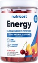 Nutricost Energy Complex Stickpack (20 Serve) Fruit Punch aromatizzato - Gluten-Free + Non-GMO