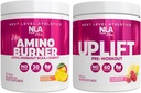 NLA per il suo Pre / Intra Workout Stack (include il suo Thermogenic Amino Mango Passion e sollevare pre allenamento lampone Lemonade)