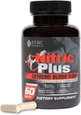 Nitric Plus- 800mg L Arginine- 400mg L Citrulline- Pillole di ossigeno nitrico ad alta resistenza | 30mg Niacin - Allenamenti ad alte prestazioni | Integratori di ossigeno nitrico per gli uomini e le donne