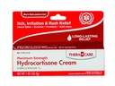Thera Care Hydrocortisone Cream | Massima resistenza OTC | Irritazione e Rilievo Rash | 1 oz