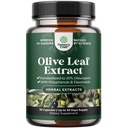 Potente Estratto di Foglia di Oliva Capsule - Supplemento Antiossidante ad alta resistenza con Foglia di Oliva Pure con 20% Oleuropeina - Supplemento al Cuore di erbe - Vegan Non-GMO & Gluten Free (1 Mese di Alimentazione)