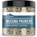 Estratto di Mucuna Pruriens, 200 capsule, senza additivi o filler