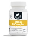 365 by Whole Foods Market, Stress B-Complex con Vitamina C, Energy & Nervous System Support, Vegan, 60 capsule