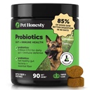 Probiotici per cani per la diarrea occasionale e il supporto per gli animali domestici, enzimi digestivi con prebiotici per la salute del fegato per i cani, salute dell'immunità e sollievo dell'immunità (Pumpkin 90 ct)