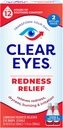 Clear Eyes Redness Relief Gocce degli occhi, occhi bianchi e sollievo asciugatura, bruciatura e irritazione, 2 x 0.5 Fl Oz, Twin Pack