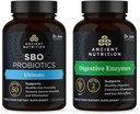 Antica Nutrition SBO Probiotici Capsule, Ultimate, 60 Count + Enzimi Digestivi Capsule, 90 Count