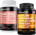 Cannella di Ceylon (1pk) e supporto di Menopausa (1pk) Integratore Bundle - Vitamine potenti per Cuore, Metabolismo, Ormone e Supporto Immune - Non-GMO, Vegan, Senza Glutine