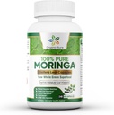 Estratto di chicco di caffè verde Aura - Pacchetto all'ingrosso 240 Ct. Autentico supplemento di foglie di Moringa crudo per energia, metabolismo, lattazione, immunità e salute comune. Whole Leaves Green Super Food Nutrition.