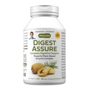 ANDREW LESSMAN Digest Assure 180 Capsule - miscela completa di potenti enzimi naturali per sostenere e migliorare la salute digestiva, enzimi vegetariani, piccole capsule facili da ingoiare