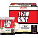 Labrada Lean Body MRP All-In-One Vanilla Meal Sostituzione Shake, 40g Protein, Whey Blend, 8g Grassi sani EFA's & Fiber, 22 Vitamine e Minerali , Nessun colore artificiale, Senza glutine, (42 Packets)