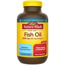 Natura fatta Burp Meno Pesce Olio Omega 3 Integratori, 1200 mg Softgels, Omega 3 Fish Oil per il sostegno sano del cuore, 200 Softgels, 100 giorni di alimentazione