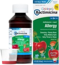 Bactimicina Liquido per bambini - Medicina per bambini - Età 6 e oltre - Aroma di ciliegia dolce - 4 Fl OZ