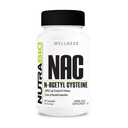 NutraBio N-Acetyl Cysteine Supplement (NAC) - 90 capsule, 600mg ciascuno - potente antiossidante - Supporto immunitario - Boost Glutathione