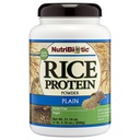 NutriBiotic – Proteine di Riso Plain, 1 Lb 5 oz (600g) - Carbo basso, Keto-Friendly, Vegan, Polvere di proteina cruda - Crescita e trasformata senza prodotti chimici, OGM o glutine - Facile da digerire & Nutriente-Rich