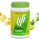 Sollevare Glucose | Tavole ad alta efficienza per l'energia masticabile Glucose | Lemon & Lime | 50 ct Jar (Pack of 1)