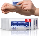 Triplice unguento antibiotico .9gr Confezioni – Crema di pronto soccorso per tagli, graffe, ustioni – Neomicina, Bacitracin, Polymyxin B – 72 Conte