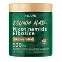 Nicotinamide Riboside 900mg, NMNH Supplemento Resveratrolo Integratori nutrizionali, Supplemento per Anti-invecchiamento, Energia, Focus - 80 capsule