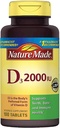 Natura fatta Vitamina D3 2000 IU compresse 100 ea (Pacchetto di 11)