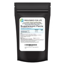 Prescritto per la vita attivata polvere di carbone, cocco Shell Charcoal Ultra Fine Husk Food Grade Powder (8 oz)