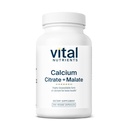 Vital Nutrients Calcium Citrate and Malate Complex 150mg | Vegan Supplemento | Supporto Bone Forza, Muscolo e Cardiovascolare Salute* | Glutine, Latticini e Soia Free | 100 Capsule