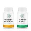 Complesso Adaptogen & Vitamina D3+K2 Masticabili Bundle