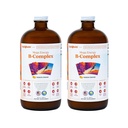 LIQUIDHEALTH Mega Energy Methylated B-Complex, Adult Liquid Vitamin Supplement - Aumenta l'energia, Allevia lo stress e la fatica, Supporto immunitario, Cuore e salute del fegato - Made in USA, Vegan, Sugar-Free (2 Pack)