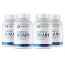 Brain giovanile 4 Bundle bottiglia - Memory & Brain Health Support Supplement - Brain Booster Clarity con Bacopa Monnieri, Ginkgo Biloba, B12-120-Day Supply (240 Conte)
