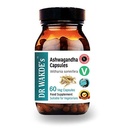 Capsule di Ashwagandha di DR WAKDE (Ginseng indiano, Withania somnifera, 60 tappi di Veg, supplemento di base vegetale, erba ayurvedica, tutto naturale, vegano)