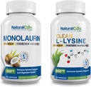 Labs naturali Bundle: Monolaurina Premium 600mg + Clean L-Lysine 600mg