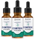 Laboratori giustificati (3 Pack Cortexi Ear Drops Cortexi Healthy Eardrum Oil Supports Healthy Ears Premium Blend of Essential Oils 3 bottiglie