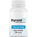Thyroid Daily - Il primo Nutriente Multi completo progettato per la salute ottimale della tiroide. Thyroid Daily è Iodine Free w / 19 Thyroid Nutrienti quotidiani essenziali per il supporto tiroide.