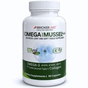 Bricker Labs Omega Cyclo - Mussel Plus UC-II, Premium NZ Green Lipped Mussel Plus UC-II Collagen tipo II non denaturato, il supplemento congiunto ultimo per la salute comune e il comfort, 90 capsule