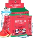 KEY NUTRIENTs Electrolytes Powder Packets - Refreshing Watermelon 40 Pack Hydration Pack Pack - polvere di idratazione di viaggio - senza zucchero, senza calorie, senza glutine - Made in USA