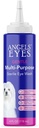 ANGELS' EYES Multi-Purpose Sterile Eye Wash 4 oz Eye Cleaner e Rinse, Tear Stain Riduttore per Allergie, Debris, Mucus, Irritazione e occhi piccanti per tutti i cani con acido borico