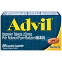 Advil Caplets 50 Ct (2 Confezione)
