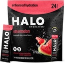 Idratazione di Halo - Miscela di Bevande di Elettrolita | Idratazione Pacchetti di Polvere | Sapore di Anguria – per Sport e Ciclismo | Bastone di Serve Singola Facile Aperto (24 Pack)