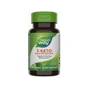 Via della natura 7-KETO, DHEA Metabolite, Integratore di supporto al metabolismo*, 25mg Potency Per Serving, 60 capsule