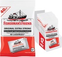 Gocce di tosse dell'amico del pescatore, Suppressante della tosse e Lozenges della gola di sore, Extra forte originale, Mentolo da 10 mg, 480 gocce (12 confezioni da 40)